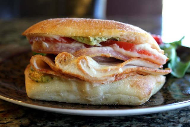 Pesto and Turkey Delight