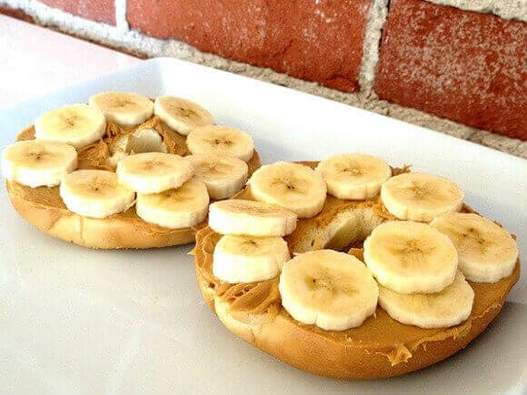 Peanut Butter Banana Bagel