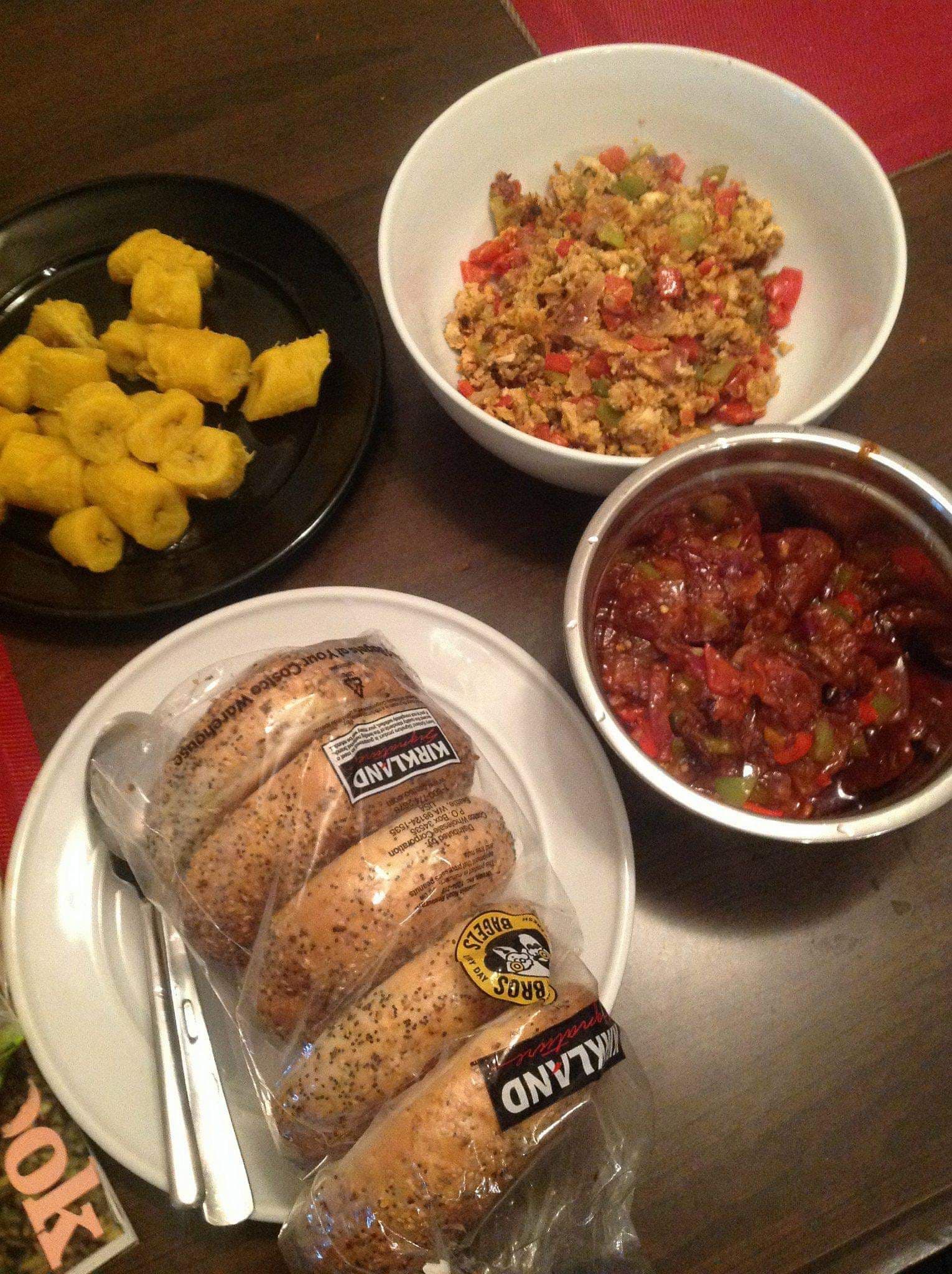 Akunna sauce with egg sauce