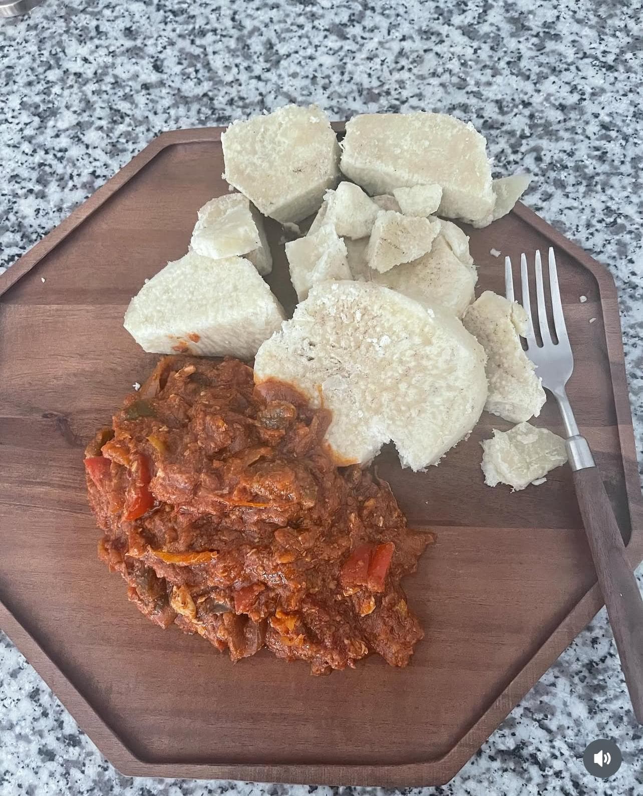 Nigerian Stew with Eggs